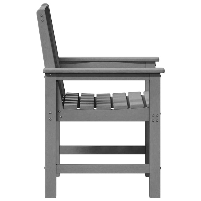 Set de 4 scaune de grădină Gri deschis, dimensiuni 65.5x55.5x88 cm, fabricat din HDPE. - WALTI WALTI
