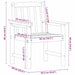 Set de 4 scaune de grădină Gri deschis, dimensiuni 65.5x55.5x88 cm, fabricat din HDPE. - WALTI WALTI