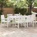 Set de 6 scaune de grădină Alb 65.5x55.5x88 cm HDPE - WALTI WALTI