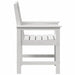 Set de 6 scaune de grădină Alb 65.5x55.5x88 cm HDPE - WALTI WALTI