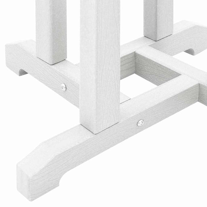 Set bar de grădină 3 pcs Alb HDPE - WALTI WALTI
