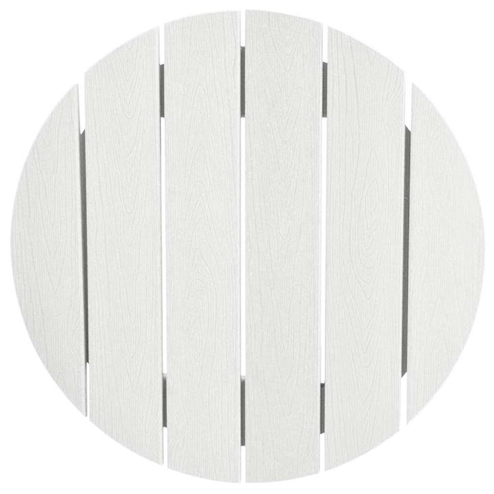 Set bar de grădină 3 pcs Alb HDPE - WALTI WALTI