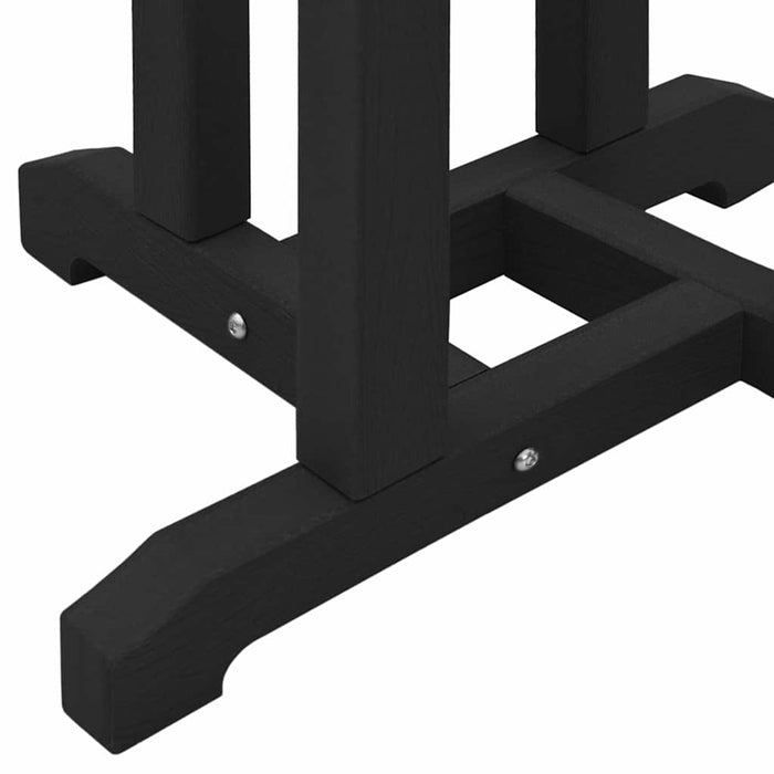 Set bar de grădină 3 pcs Negru HDPE - WALTI WALTI