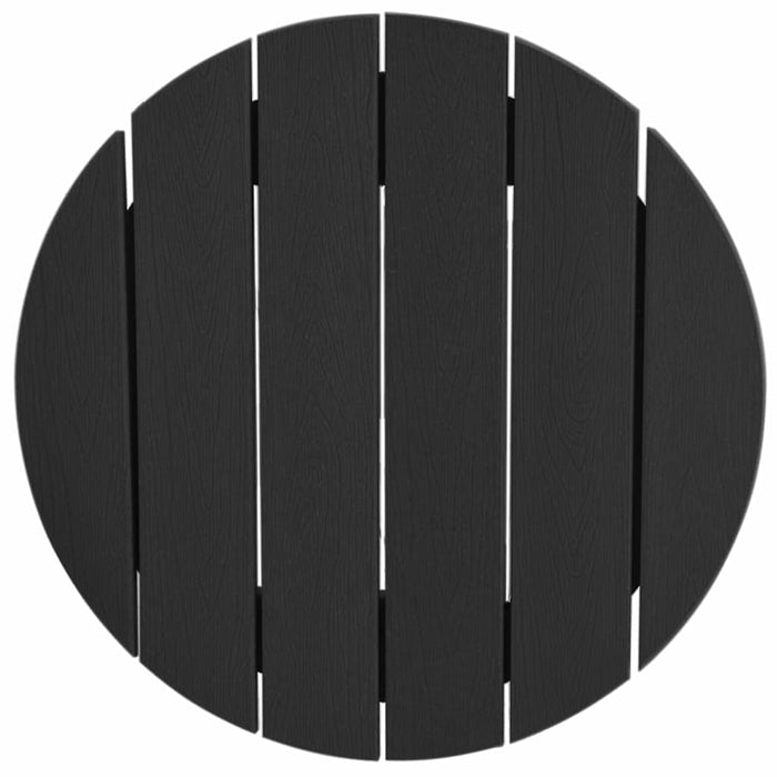 Set bar de grădină 3 pcs Negru HDPE - WALTI WALTI