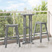 Set bar de grădină 3 pcs Gri deschis HDPE - WALTI WALTI