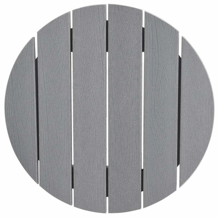 Set bar de grădină 3 pcs Gri deschis HDPE - WALTI WALTI