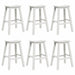 Set bar de grădină 6 pcs Alb HDPE - WALTI WALTI