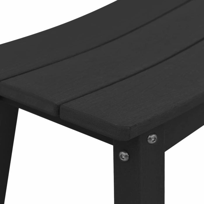 Set bar de grădină 6 pcs Negru HDPE - WALTI WALTI