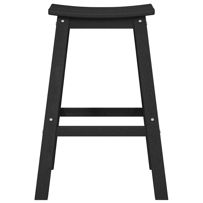 Set bar de grădină 6 pcs Negru HDPE - WALTI WALTI