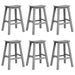 Set bar de grădină 6 pcs Gri deschis HDPE - WALTI WALTI
