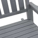 Scaun balansoar 2 pcs Gri deschis 92 x 70 x 108 cm Polietilenă - WALTI WALTI
