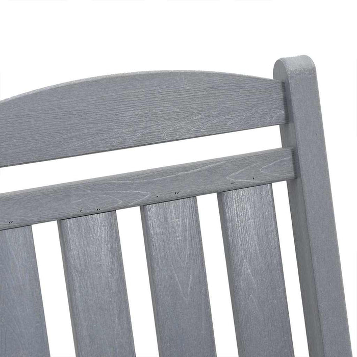 Scaun balansoar 2 pcs Gri deschis 92 x 70 x 108 cm Polietilenă - WALTI WALTI