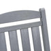 Scaun balansoar 2 pcs Gri deschis 92 x 70 x 108 cm Polietilenă - WALTI WALTI