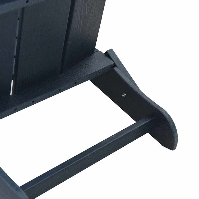 Scaunele Adirondack pliabile , 2 buc, Bleumarin, dimensiuni 74.5x80.5x90 cm, din HDPE - WALTI WALTI
