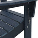Scaunele Adirondack pliabile , 2 buc, Bleumarin, dimensiuni 74.5x80.5x90 cm, din HDPE - WALTI WALTI