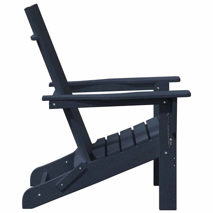 Scaunele Adirondack pliabile , 2 buc, Bleumarin, dimensiuni 74.5x80.5x90 cm, din HDPE - WALTI WALTI
