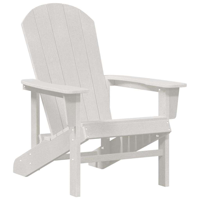 Scaune Adirondack , 2 bucăți, albe, dimensiuni 74x82x90 cm, din HDPE - WALTI WALTI