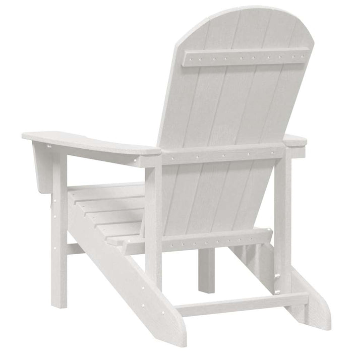 Scaune Adirondack , 2 bucăți, albe, dimensiuni 74x82x90 cm, din HDPE - WALTI WALTI