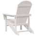 Scaune Adirondack , 2 bucăți, albe, dimensiuni 74x82x90 cm, din HDPE - WALTI WALTI