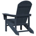 Set 2 scaune Adirondack bleumarin de la , 74x82x90 cm, din HDPE - WALTI WALTI