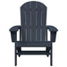 Set 2 scaune Adirondack bleumarin de la , 74x82x90 cm, din HDPE - WALTI WALTI