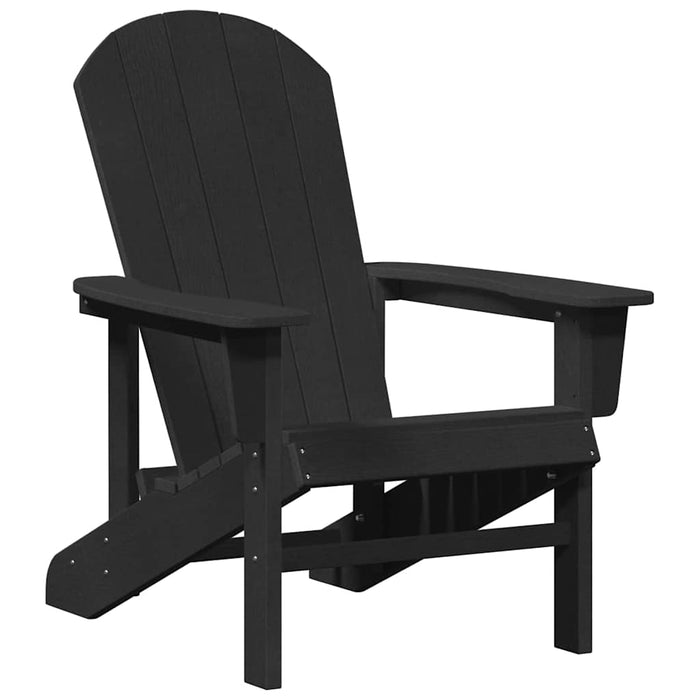 Scaun pentru Grădină 2 pcs Negru 82 x 74 x 92 cm Polietilenă - WALTI WALTI
