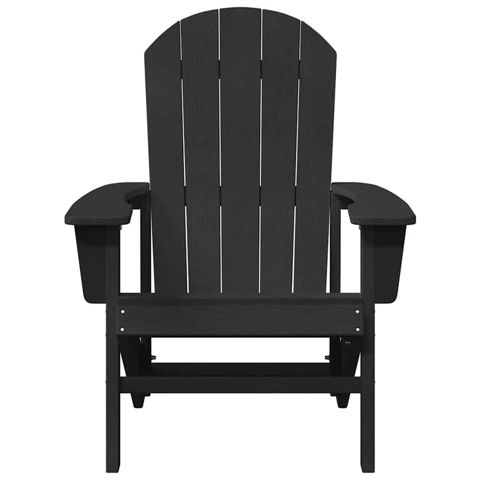 Scaun pentru Grădină 2 pcs Negru 82 x 74 x 92 cm Polietilenă - WALTI WALTI