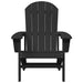 Scaun pentru Grădină 2 pcs Negru 82 x 74 x 92 cm Polietilenă - WALTI WALTI