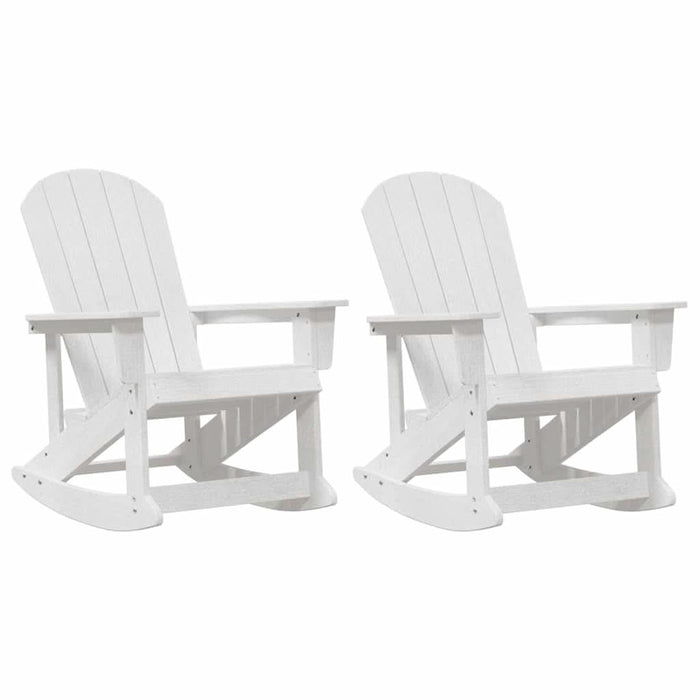 Fotolii Adirondack Marmite 2 pcs Alb HDPE - WALTI WALTI
