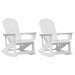 Fotolii Adirondack Marmite 2 pcs Alb HDPE - WALTI WALTI