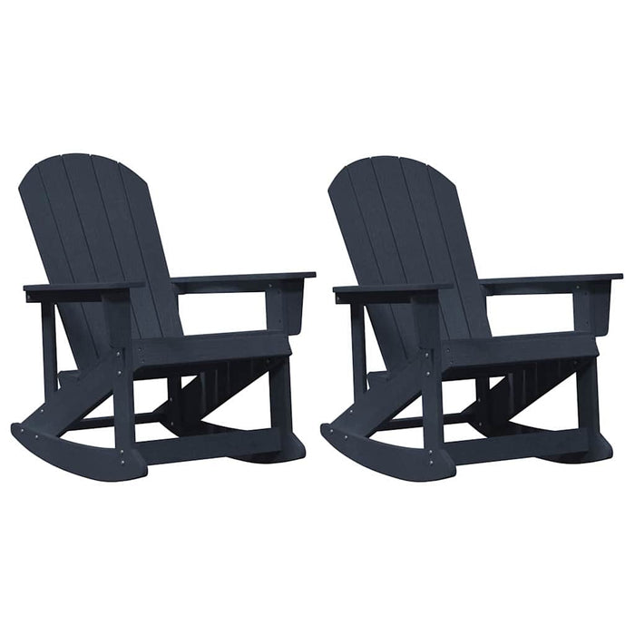 Fotolii Adirondack Marmite 2 pcs Bleumarin HDPE - WALTI WALTI