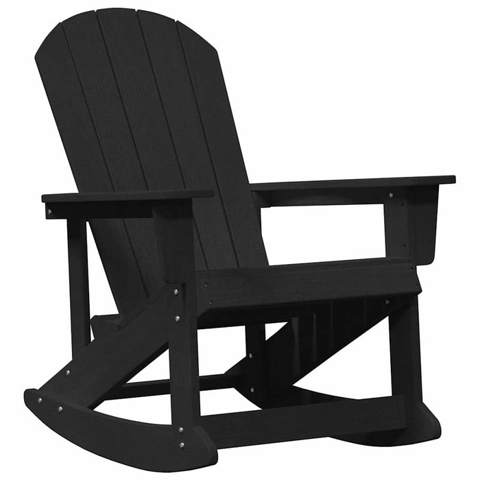 Fotolii Adirondack Marmite 2 pcs Negru HDPE - WALTI WALTI