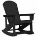 Fotolii Adirondack Marmite 2 pcs Negru HDPE - WALTI WALTI