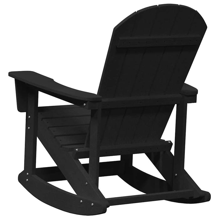 Fotolii Adirondack Marmite 2 pcs Negru HDPE - WALTI WALTI