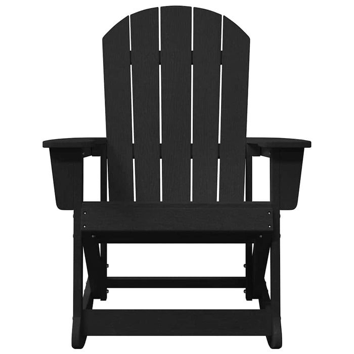 Fotolii Adirondack Marmite 2 pcs Negru HDPE - WALTI WALTI