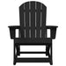 Fotolii Adirondack Marmite 2 pcs Negru HDPE - WALTI WALTI