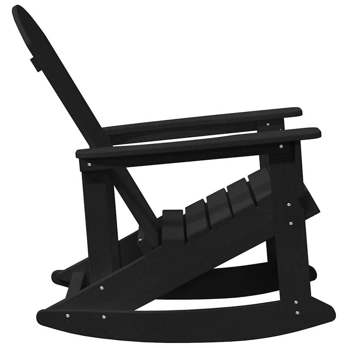 Fotolii Adirondack Marmite 2 pcs Negru HDPE - WALTI WALTI