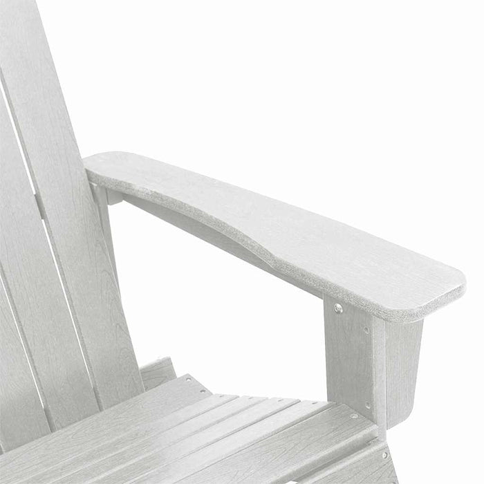Set de lounge pentru grădină 3 pcs Alb HDPE - WALTI WALTI