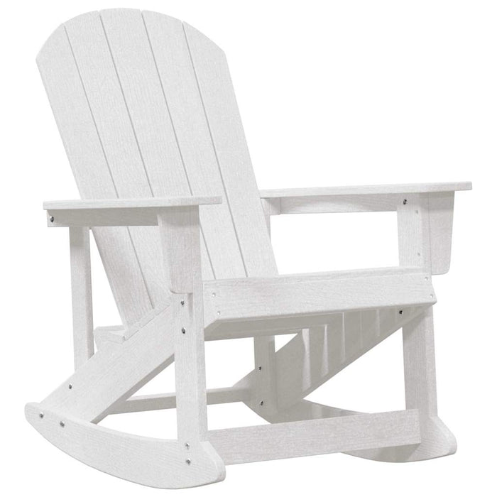 Set de lounge pentru grădină 3 pcs Alb HDPE - WALTI WALTI