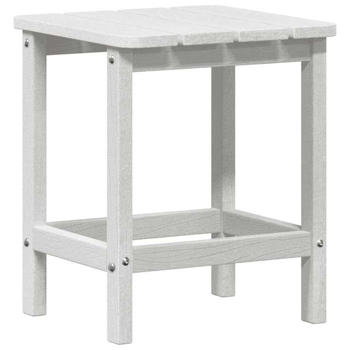 Set de lounge pentru grădină 3 pcs Alb HDPE - WALTI WALTI