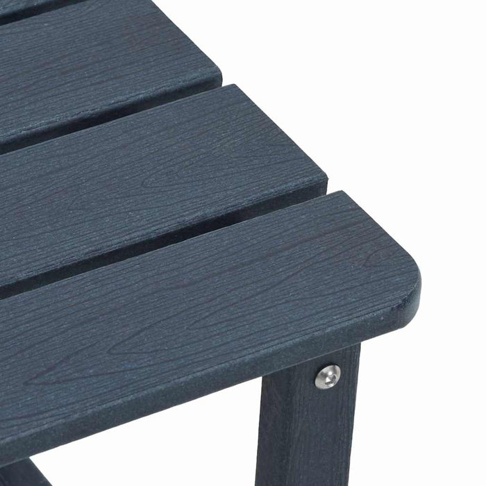 Set de lounge pentru grădină 3 pcs Bleumarin HDPE - WALTI WALTI