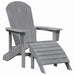 Scaun pentru Grădină 2 pcs Gri deschis 83 x 74 x 92 cm - WALTI WALTI