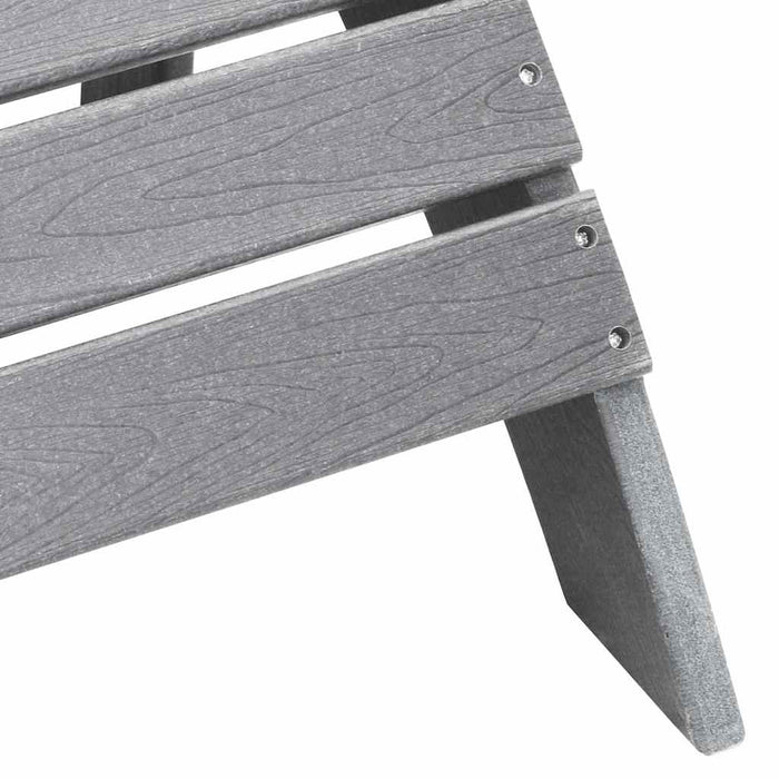 Scaun pentru Grădină 3 pcs Gri deschis Polietilenă - WALTI WALTI