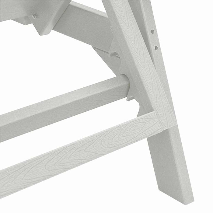 Șezlonguri , 2 piese, albe, 162x53x98.5 cm, HDPE - WALTI WALTI