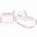 Mobilier de lounge pentru grădină 3 pcs Alb 38 x 38 x 46cm - WALTI WALTI