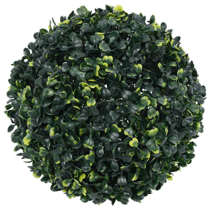 Mingi artificiale din lemn de cimiș cu lumini LED 2 buc Verde WALTI