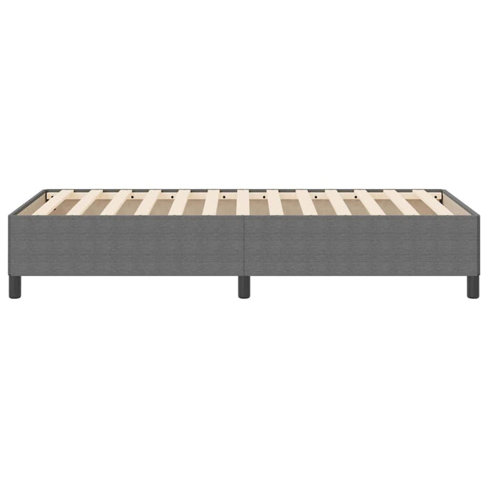 Pat cu arcuri Gri deschis 90 x 190 cm Țesătură din corduroy WALTI