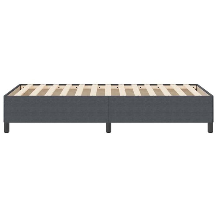 Pat cu arcuri Gri închis 90 x 190 cm Țesătură din corduroy WALTI