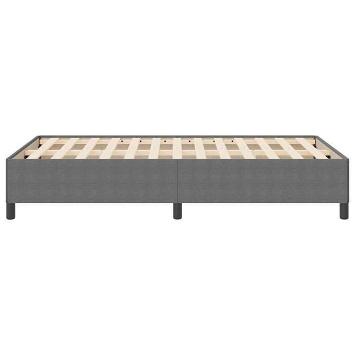 Pat cu arcuri Gri deschis 120 x 190 cm Țesătură din corduroy - WALTI WALTI