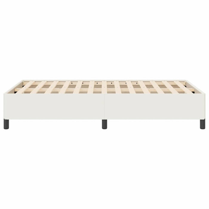 Pat cu arcuri Crem 120 x 200 cm Țesătură din corduroy WALTI